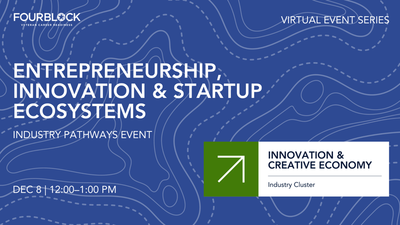 Industry Pathways  | Entrepreneurship, Innovation & Startup Ecosystems