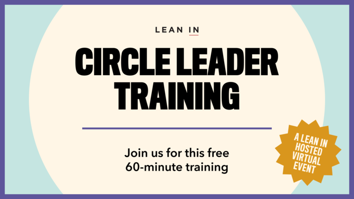 Join our next  Circle Leader Training event