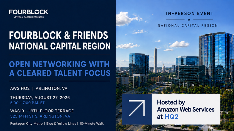 FourBlock & Friends National Capital Region hosted by AWS