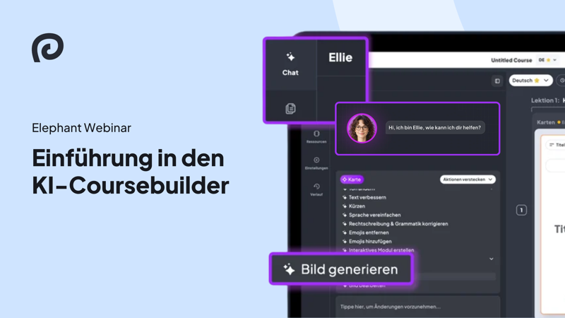 Einführung in den Elephant KI Coursebuilder