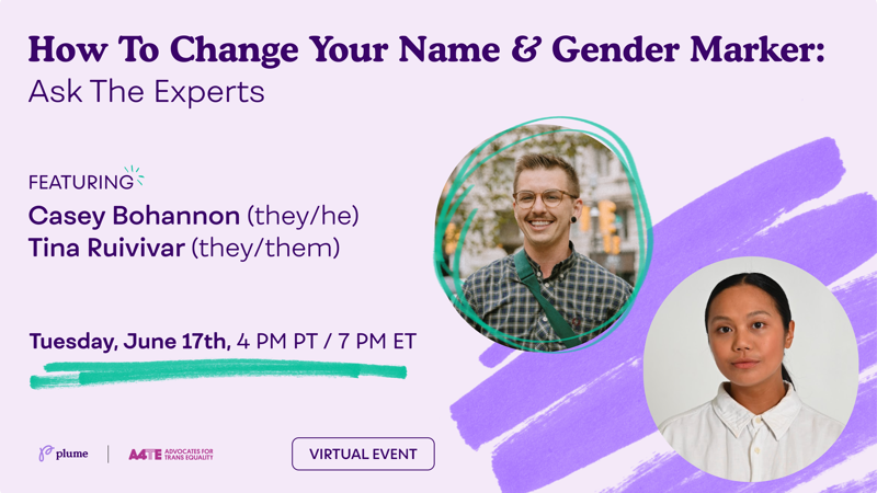 How To Change your Name and Gender Marker