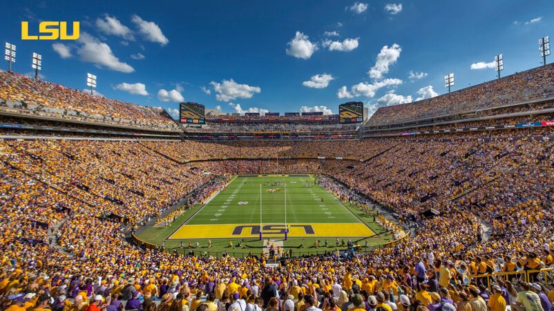 Tiger Stadium Night Lights