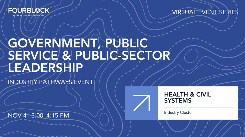 Industry Pathways  | Government, Public Service & Public-Sector Leadership